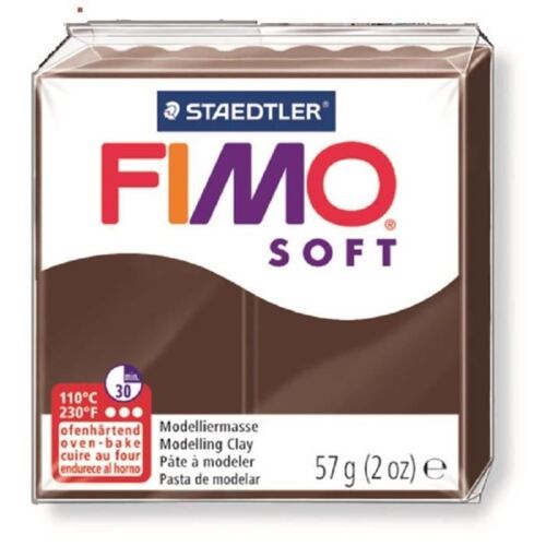 Fimo Boîte 6 Pieces Fimo Soft Chocolat