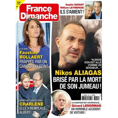 France Dimanche 3922 2021 Lenorman/Aliagas/Bollaert/Dany Brillant/Amir/Dion/Elsa Esnoult/Bardot