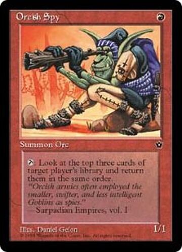 Orcish Spy V3 Magic Mtg - Fallen Empires 0 - U
