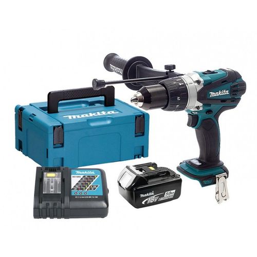 Perceuse à percussion 18V Li-Ion LXT (1x5.0 Ah) dans MakPac - MAKITA DHP458RT1J