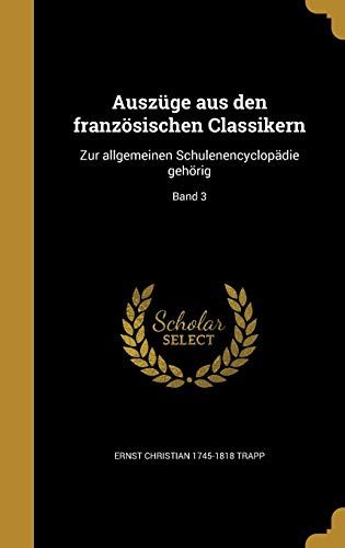 Auszüge Aus Den Französischen Classikern
