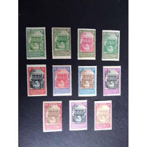 Timbre Soudan Francais Yt 68 - 116 Entrée À La Résidence De Djenn¿E 1931/38/39
