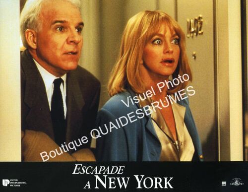 Escapade À New York (The Out-Of-Towners) : Jeu De 8 Photos D'exploitation Cinématographique - Format 21x27 Cm - De Sam Weisman Avec Steve Martin, Goldie Hawn, John Cleese, Carlease Burke - 1999