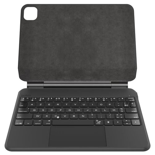 Belkin Pro - Clavier et étui (étui de protection) - avec socle magnétique - avec pavé tactile - rétroéclairé - sans fil - Bluetooth - AZERTY - Français - pour Apple 10.9-inch iPad Pro Wi-Fi...