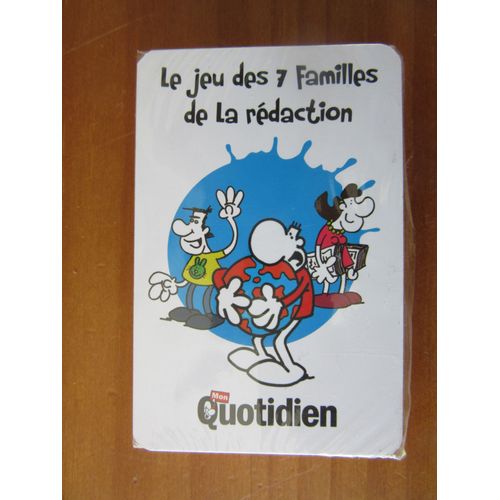 Jeu De 7 Familles La Vie De La Rédaction Mon Quotidien