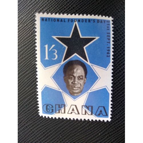 Timbre Ghana Yt 118 Kwame Nkrumah 1962 ( 040506 )