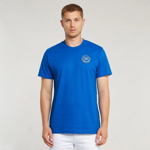 T-Shirt Gauge - Bleu Moyen - Hommes