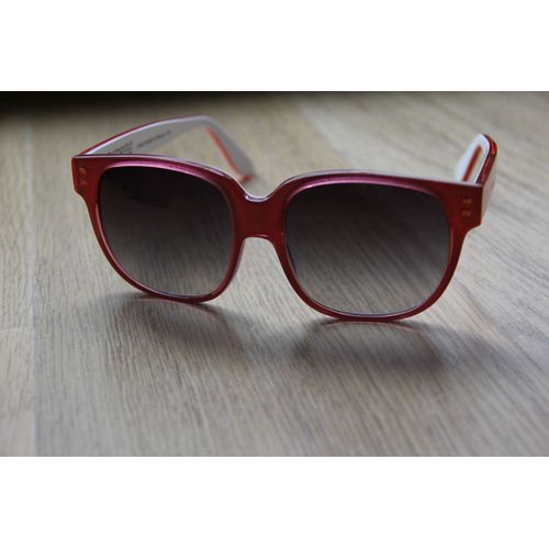 Emmanuelle Khanh Vintage 8080 Coloris Rose Blanc Taille 56 Solaires