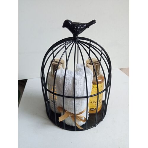 Coffret De Bain Cage En Métal 