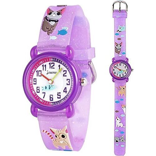 Filles Garçons Petits Enfants Montre,Silicone Enfants Montre 3d Mignon Dessin Animé Étanche Enseignement Montre Cadeau Pour Enfants Enfants Petites Filles Garçons