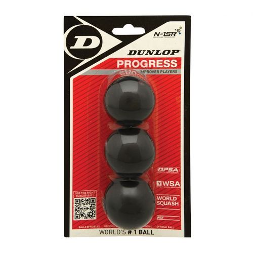Balles Squash Dunlop Progress