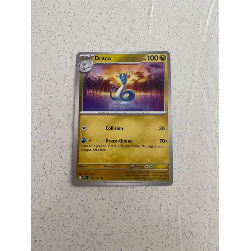 Carte Pokémon Officielle Version Française Draco Obf Fr 158/197