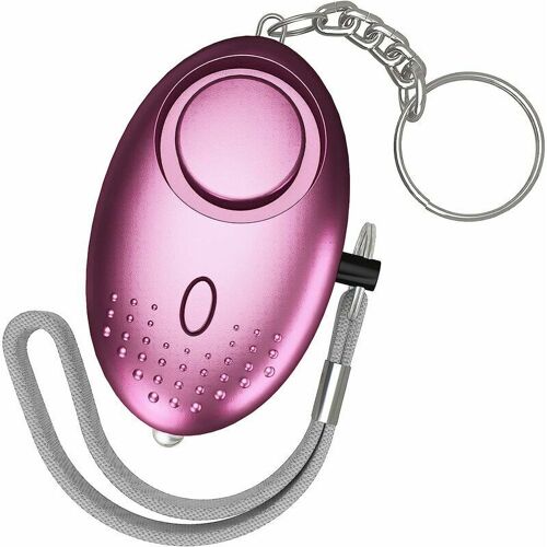 Alarme Personn,T-Audace Anti Agression Porte-Clés - 150dB Alarme de Poche de Sécurité d'Urgence avec Lumière LED - Avertisseur de Prévention pour les Femmes et Enfants
