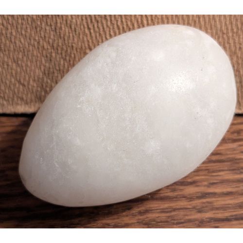 Oeuf en Marbre - Blanc