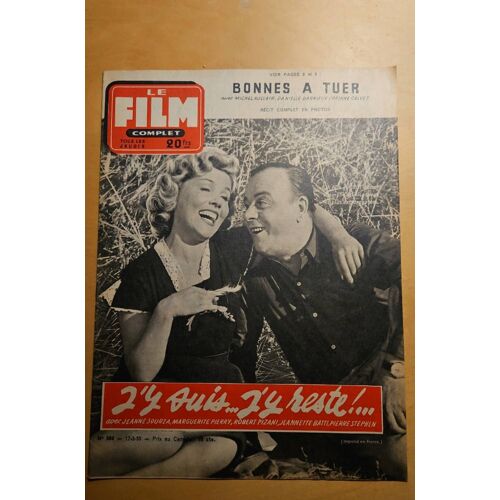Le Film Complet N°504- J'y Suis...J'y Reste Avec Jeanne Sourza, Marguerite Pierry, Robert Pizani, Jeannette Batti Et Pierre Stephen