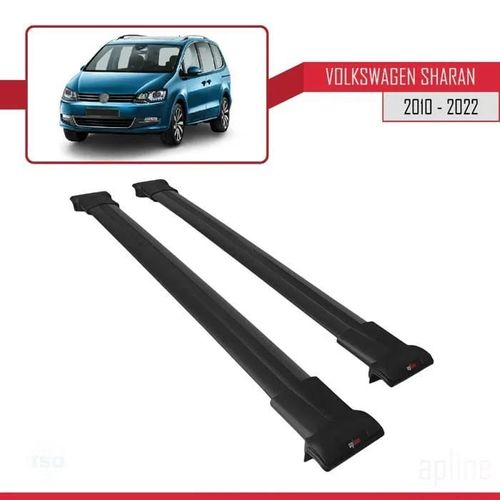 Barres De Toit - Volkswagen - Fly Modèle - Noir - Aluminium - Charge Utile 300 Kg