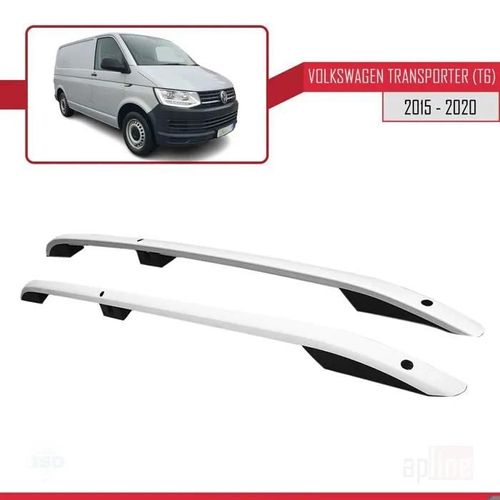 Rails De Toit Barres Set Cross Barres Rail Pour Volkswagen Transporter T6 2015-2020 (Empattement Court L1/H1) / Gris