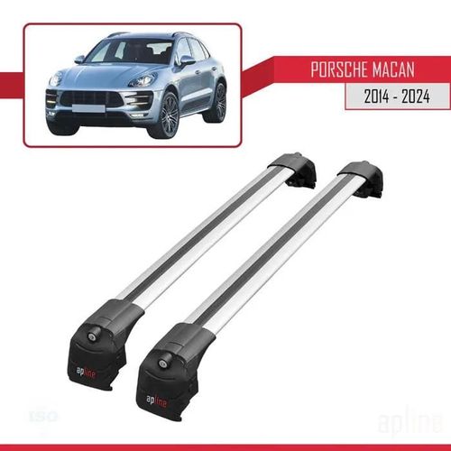 Barres De Toit - Ace-2 - Porsche Macan 2014-2024 - Aluminium - Gris - Charge Utile 300 Kg