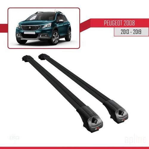 Barres De Toit - Peugeot - Ace-1 - Aluminium - Noir - Charge Utile 300 Kg