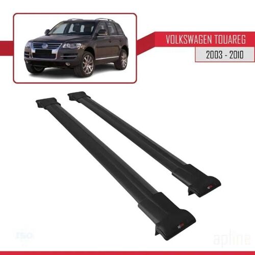 Barres De Toit - Volkswagen - Fly Modèle - Noir - Aluminium - Charge Utile < 300 Kg