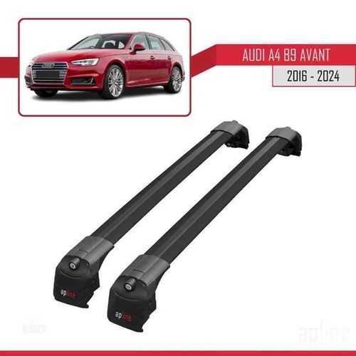 Barres De Toit - Ace-2 - Audi A4 (B9) - Aluminium - Noir - Charge Utile 300 Kg