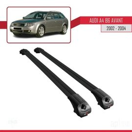 Barres De Toit - Ace-1 - Audi A4 (B6) Avant 2002-2004 - Aluminium - Noir - Charge Utile 300 Kg