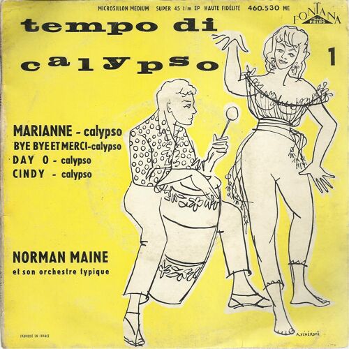 Tempo Di Calypso 1 - Marianne - Bye Bye Et Merci  /  Day O - Cindy