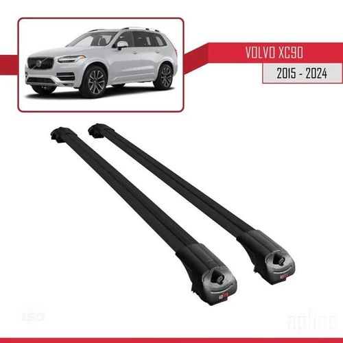 Barres De Toit - Volvo - Ace-1 - Aluminium - Noir - Charge Utile 300 Kg