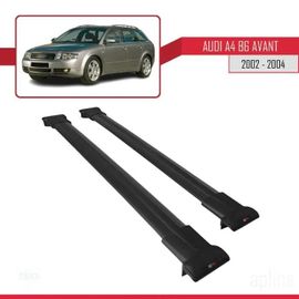 Barres De Toit - Fly - Audi A4 (B6) Avant 2002-2004 - Aluminium - Noir - Charge 300 Kg