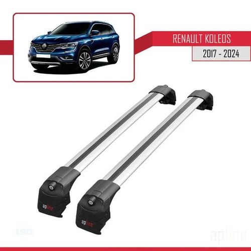 Barres De Toit - Ace-2 - Renault Koleos 2017-2024 - Aluminium - Gris - Charge 300 Kg