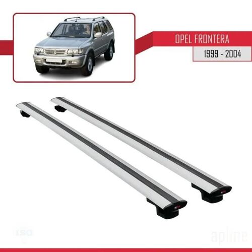 Barres De Toit - Opel - Basic Modèle - Aluminium - Gris - Charge Utile < 300 Kg