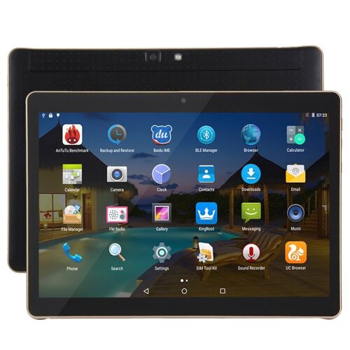 Tablette Tactile 10 Pouces 3G Android Octacore 2.6Ghz 32 Go Double Sim Noir YONIS
