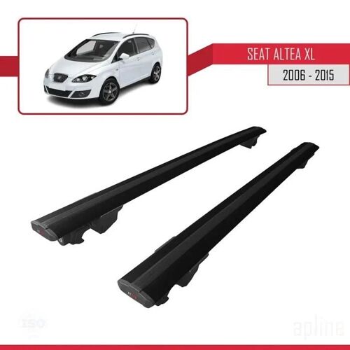 Porte-Bagages De Toit - Seat - Hook - Aluminium - Noir - Charge Utile 300 Kg
