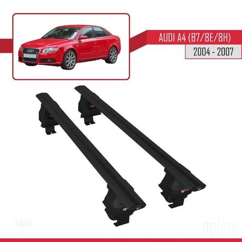 Barres De Toit - Ace-4 - Audi A4 (B7/8e/8h) - Aluminium - Noir - Charge Utile 300 Kg