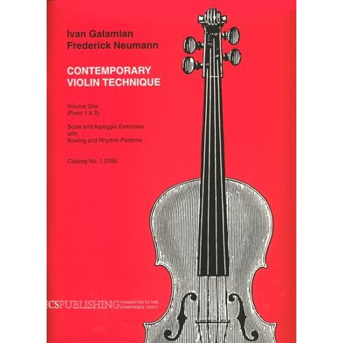 The Galamian Contemporary Violin Technique, Vol. 1 / Recueil