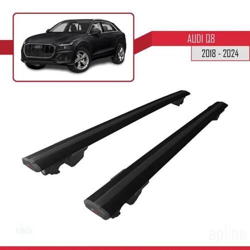 Porte-Bagages De Toit - Audi - Hook - Aluminium - Noir - Charge Utile 300 Kg