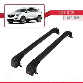 Barres De Toit - Ace-2 - Cadillac Xt5 2017-2023 - Aluminium - Noir - Charge Utile 300 Kg