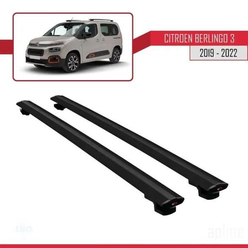 Barres De Toit - Citroën - Basic Modèle - Aluminium - Noir - Charge Utile < 300 Kg