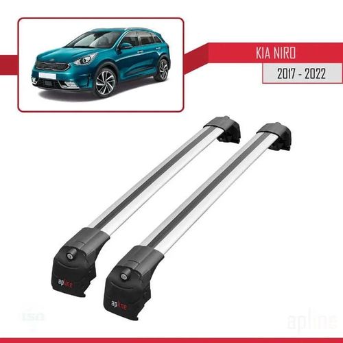 Barres De Toit - Ace-2 - Kia Niro (De) 2017-2022 - Aluminium - Gris - Charge Utile 300 Kg