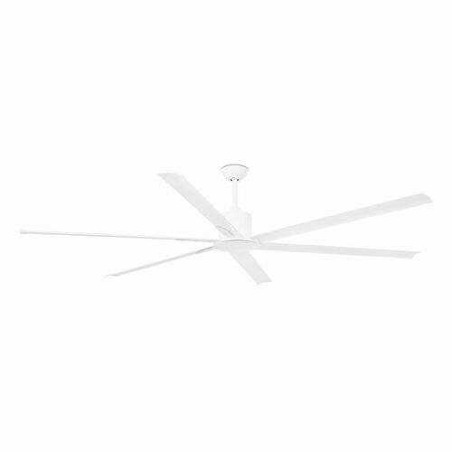 Faro Andros Ventilateur De Plafond Blanc À 6 Pales Avec Moteur À Courant Continu