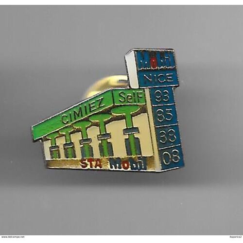 Pins Carburants Station Service Sta Mobil Self Cimiez Nice 06