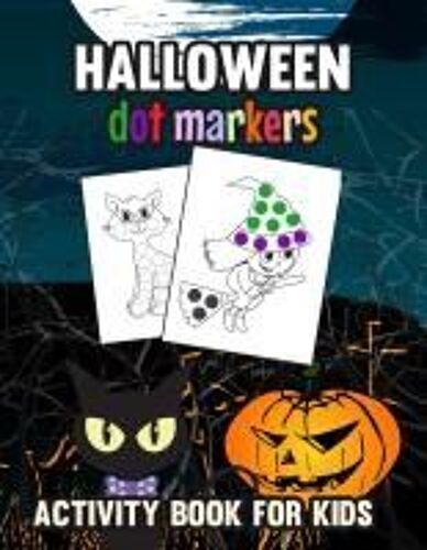 Halloween Dot Markers Activity Book For Kids