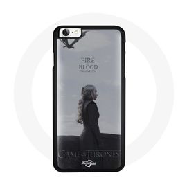 Coque Pour Iphone 4 Game Of Thrones Saison 8 Daenerys Targaryen Feu Et Sang Le Trône De Fer Logo Gris