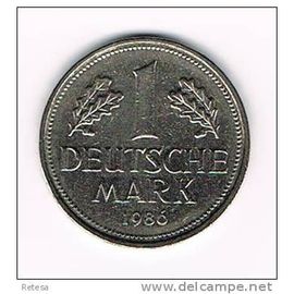 Allemagne ( R F A) = Pièce De 1 Deutsche Mark, Année 1986 Lettre G 