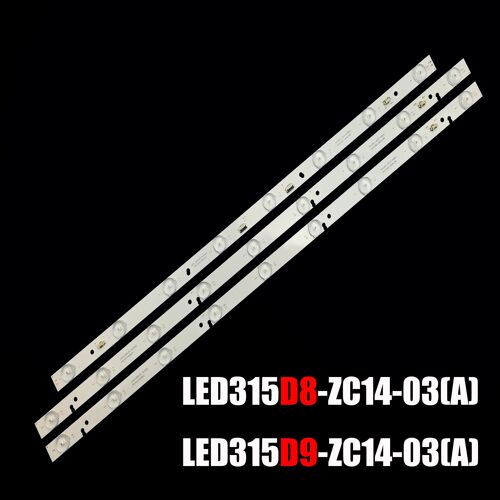 5 set - 15 pcs Bande de rétroéclairage LED LED315D9-ZC14-03 MTV-3223LW LED32A700 LE32MXF5 LED315D8 32P11 LE32F8210 32EU3100 32PAL5358/T3 ""Nipseyteko""