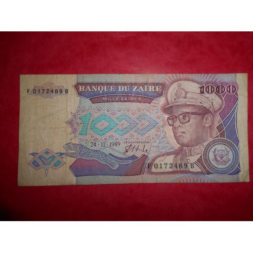 1000 Zaïres 1989