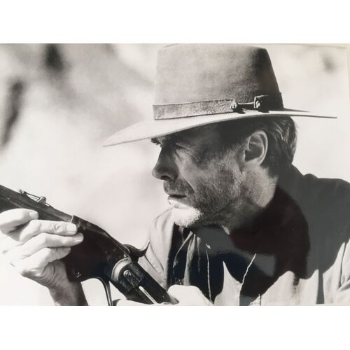 Photo Clint Eastwood Format 18x24cm Tirage Argentique