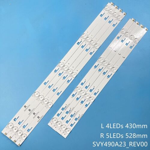 Bande de rétroéclairage LED pour SONY 49 pouces TV KD-49XD7005 LC490EQY-SJA3 kdl-49x7000d KD-49XD7005 KD-49XD7066 KD-49X8000C SVY490A23 _ REV ""Nipseyteko""