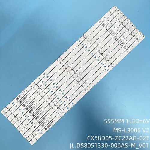 Bandes LED pour polarline 58 pouces Si58us CX58D05-ZC22AG-02E K58DLX9US CX580DLEDM 58PU55STC-SM CX580DLEDM JL.D58051330-006AS-M ""Nipseyteko""