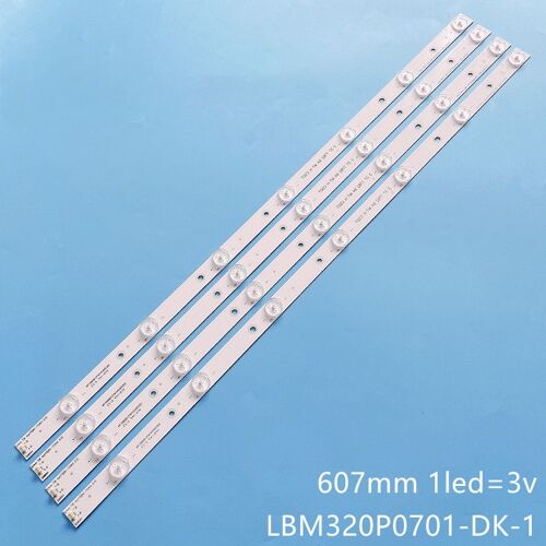 Bande de rétroéclairage LED 7 lampes pour Sharp 32 en effet EVERLIGHT LBM320P0701-DK-1 LC-32LD166K LC-32LD165RU TPT315B5-XVN029 LBM320P0701-DK-2 ""Nipseyteko""